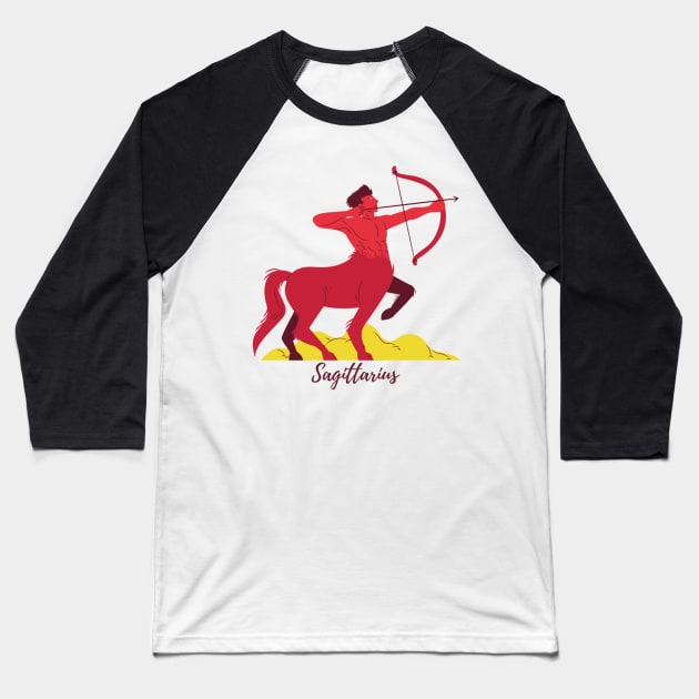 Sagittarius Baseball T-Shirt by KiRich